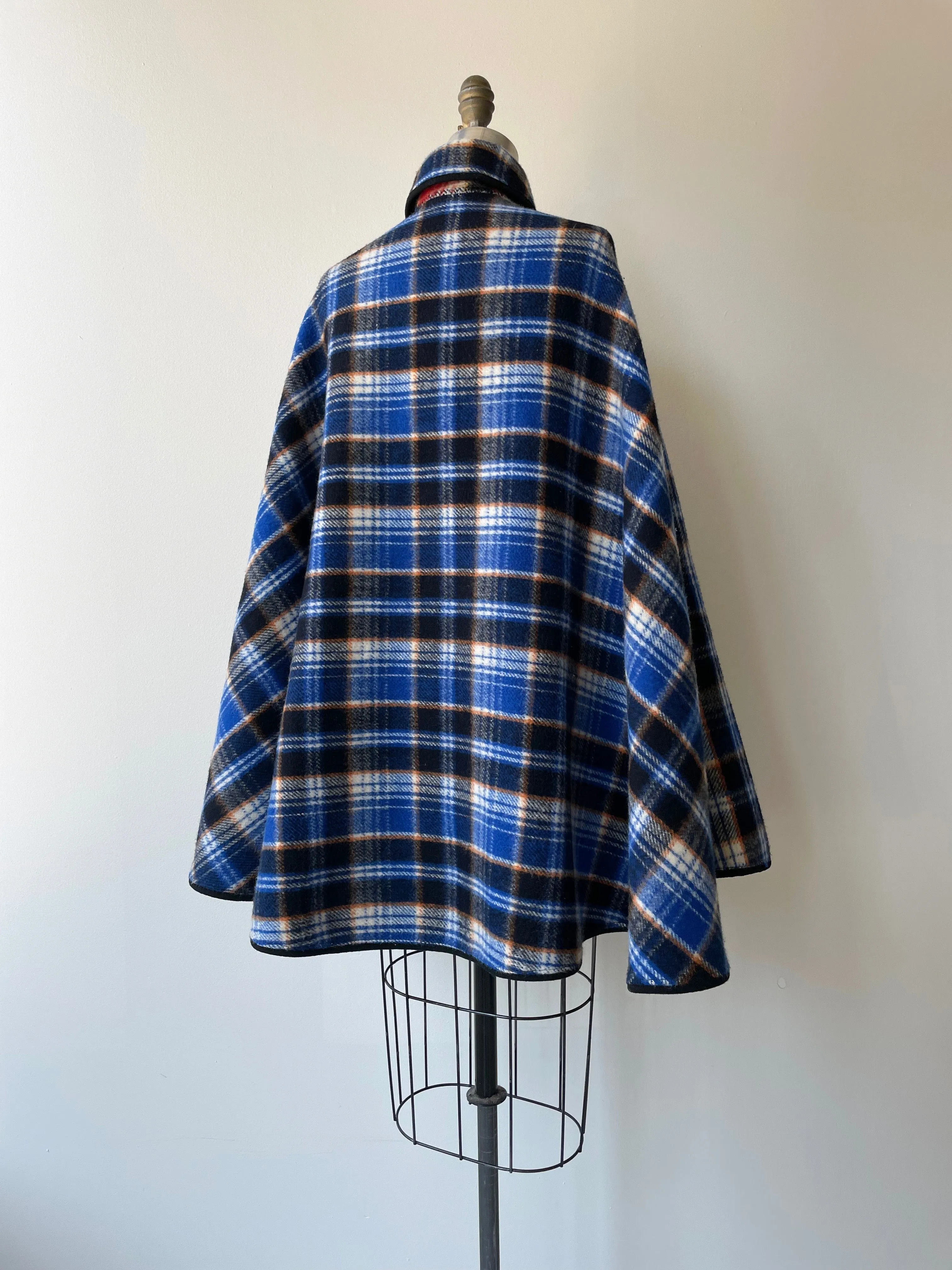 1950s Reversible Wool Cape