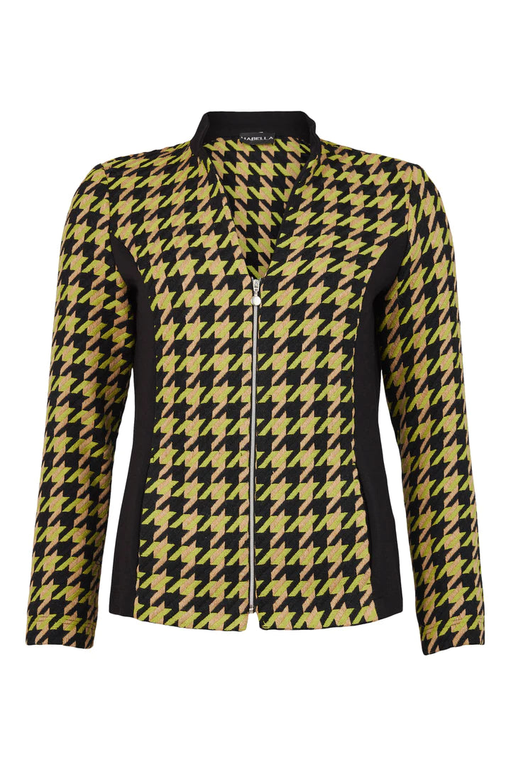 57144- Lime Green/Black Jacket - Habella