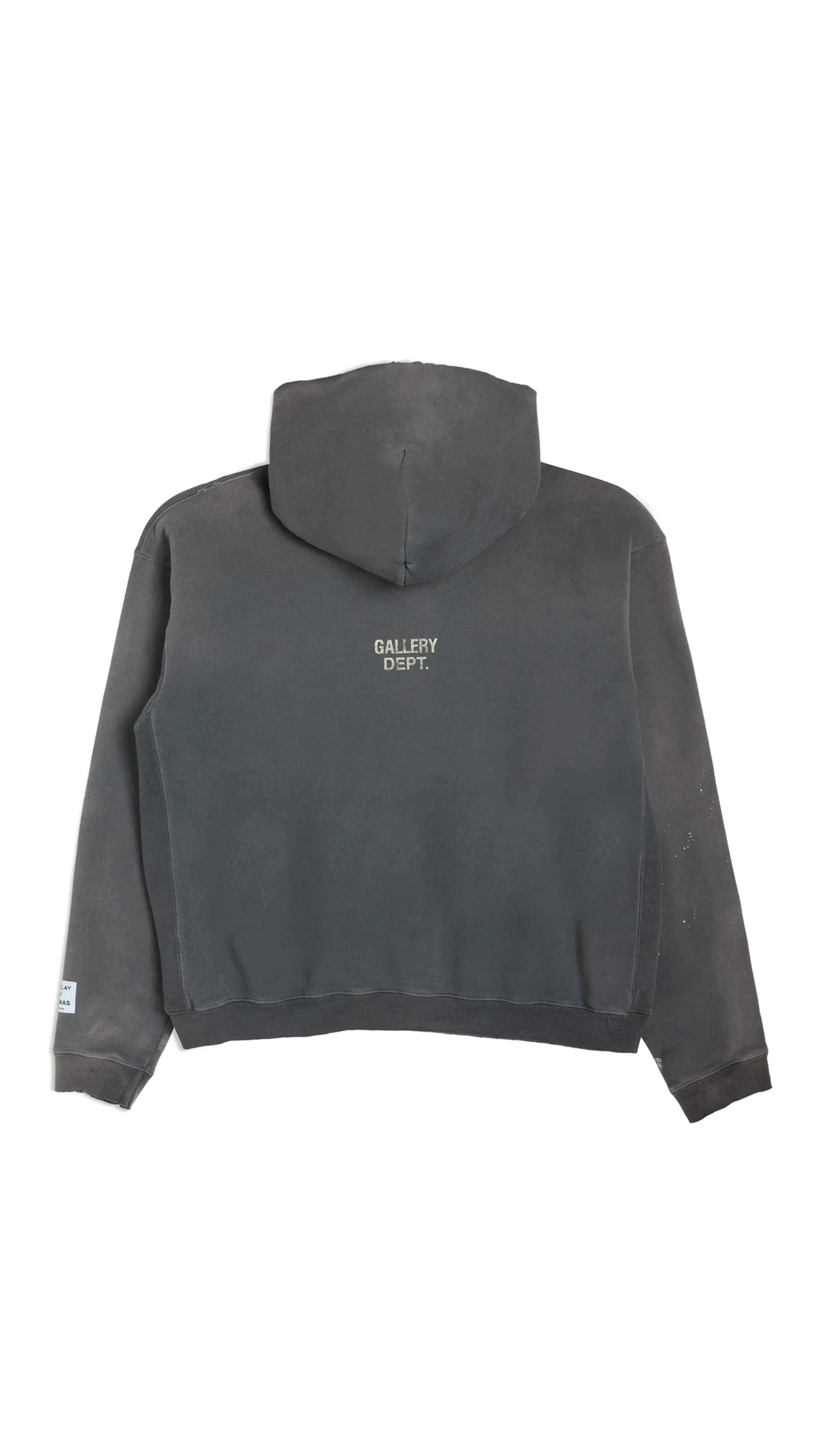 90's Recycle Hoodie - Washed Black