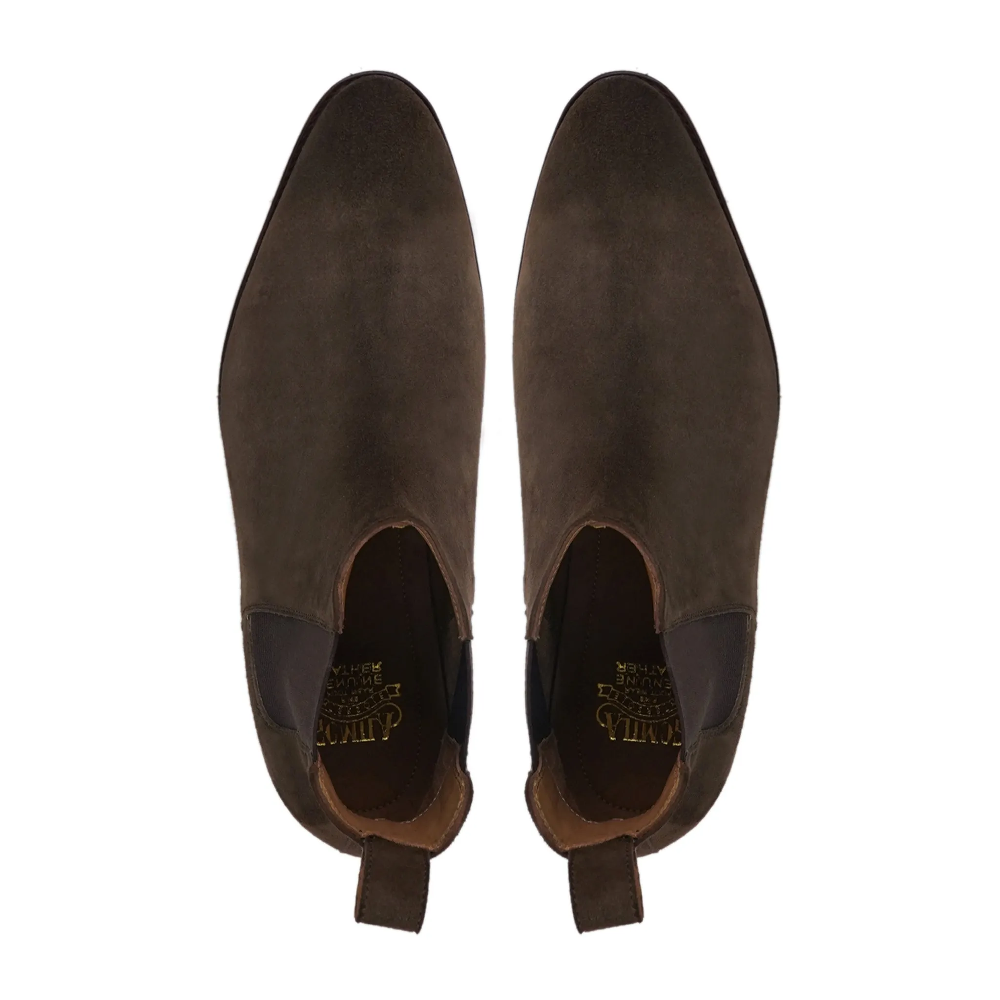 AALST - DARK BROWN KID SUEDE CHELSEA