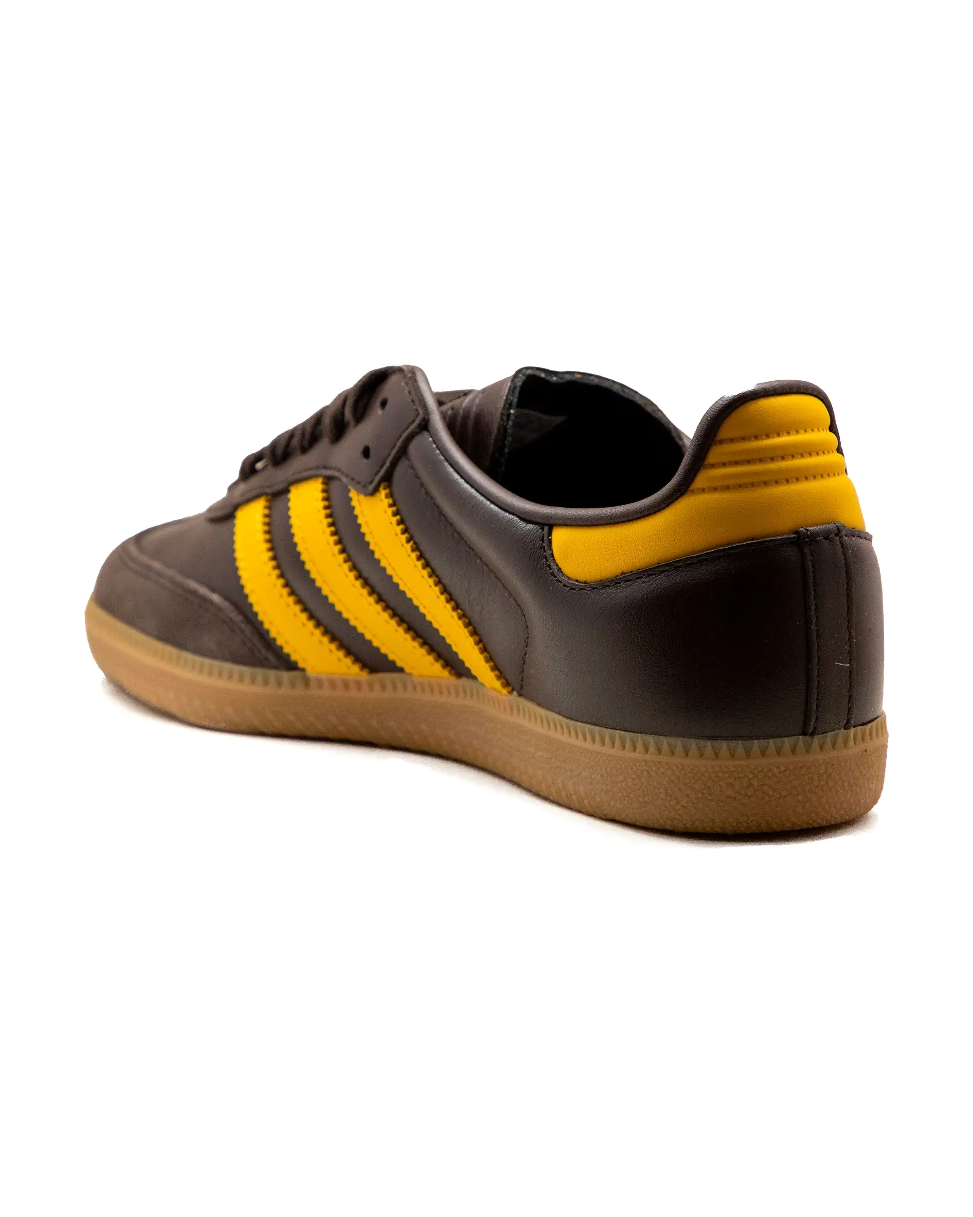 Adidas Samba OG Pelle Marrone Giallo