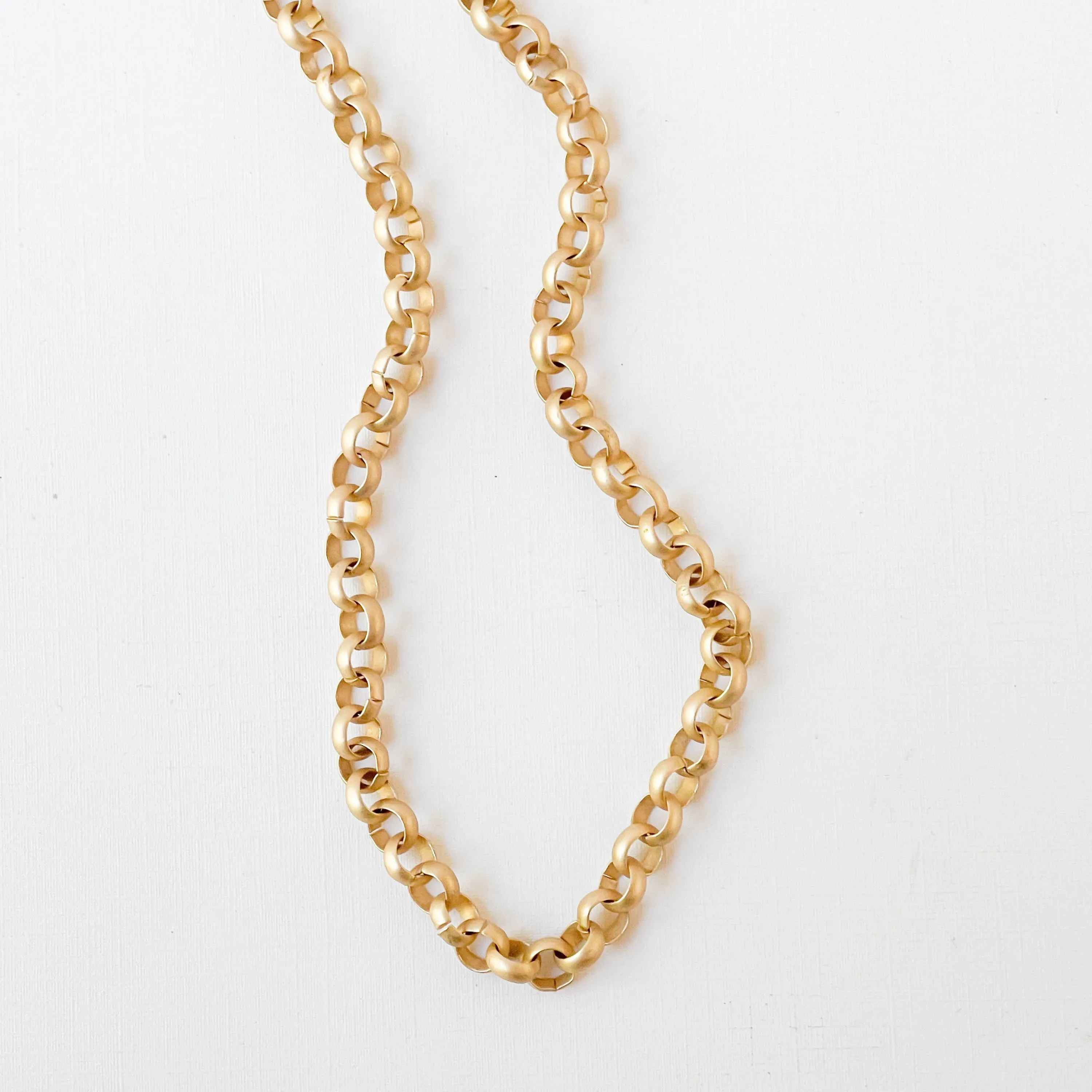 Adjustable Chunky Gold Necklace