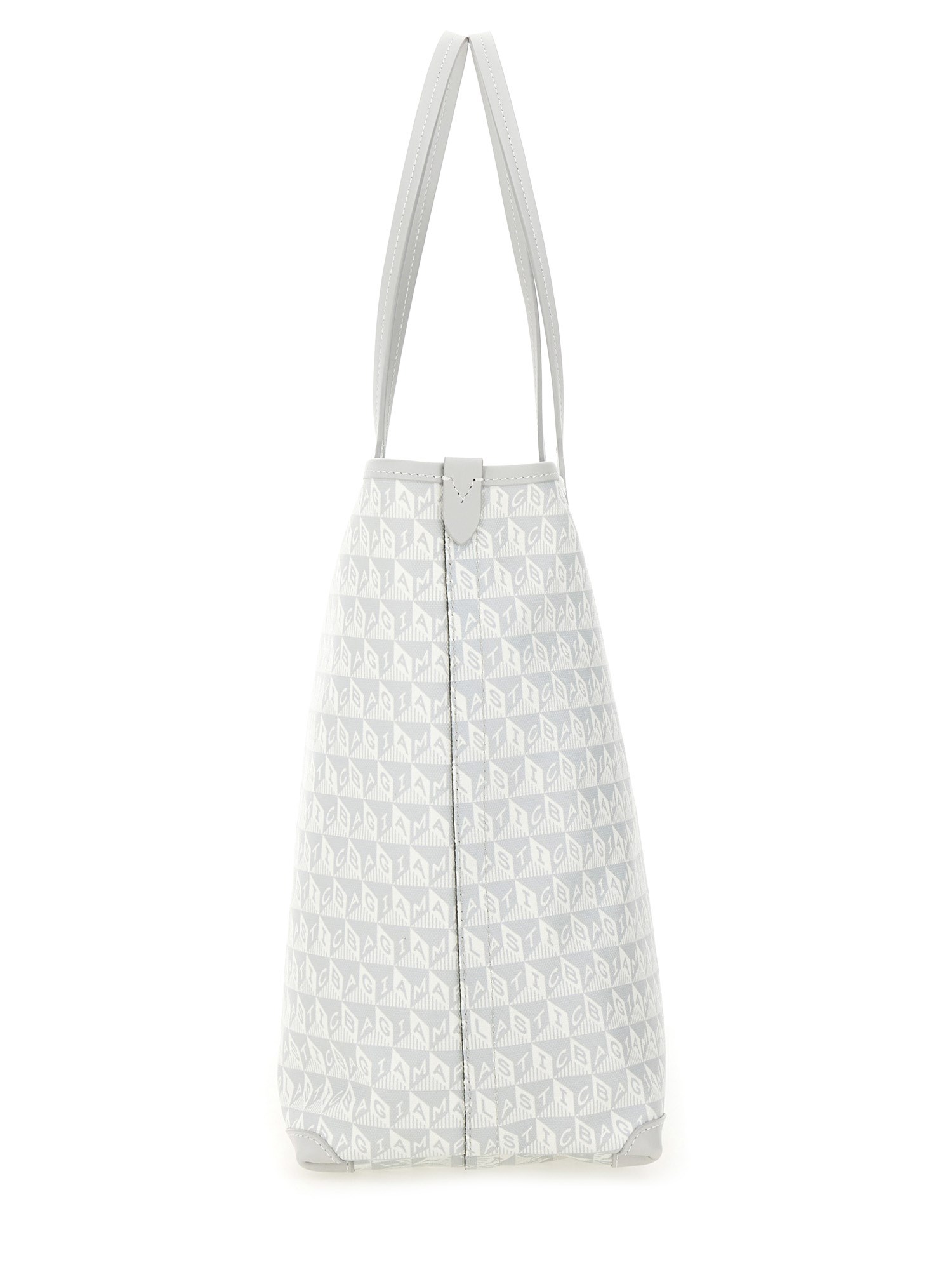 ANYA HINDMARCH    ZIPPERED I AM A PLASTIC BAG TOTE BAG