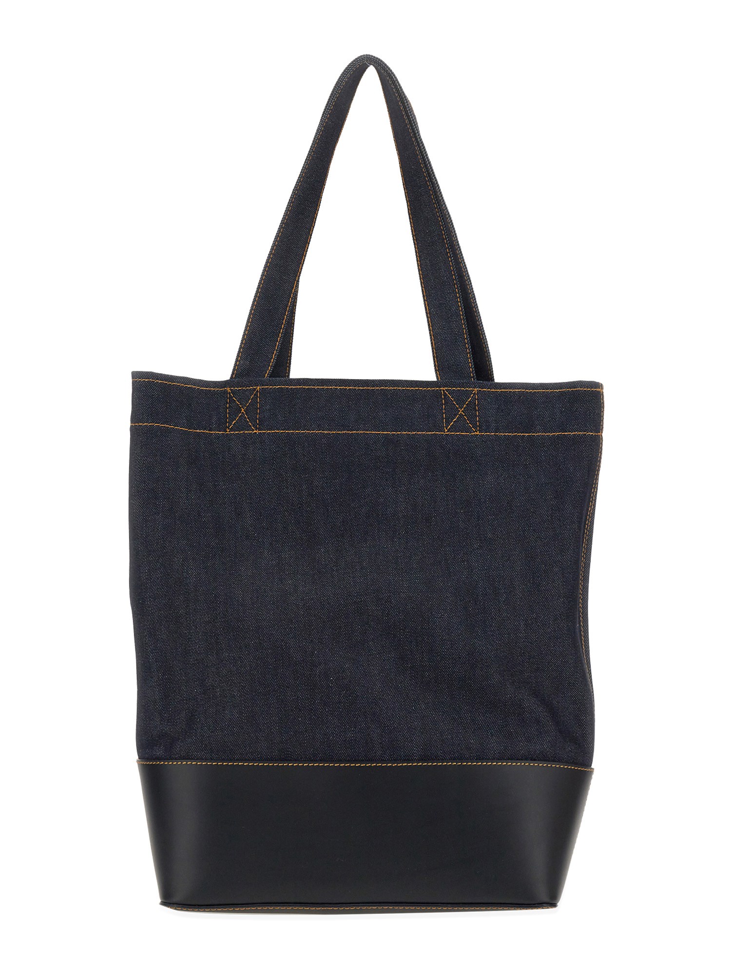 A.P.C.    AXELLE DENIM TOTE BAG WITH LOGO