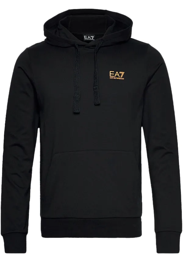 Armani EA7 ID Logo Hoodie Gold