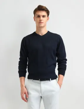 Arrow Solid Regular Fit Sweater