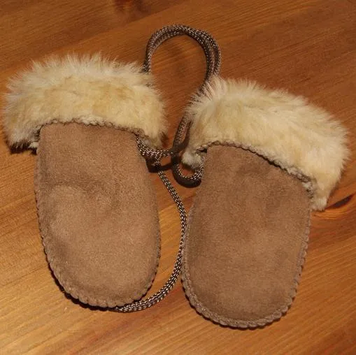 Baby Sheepskin Mittens