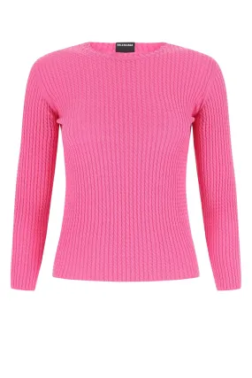 Balenciaga Crewneck Long-Sleeved Knitted Sweater