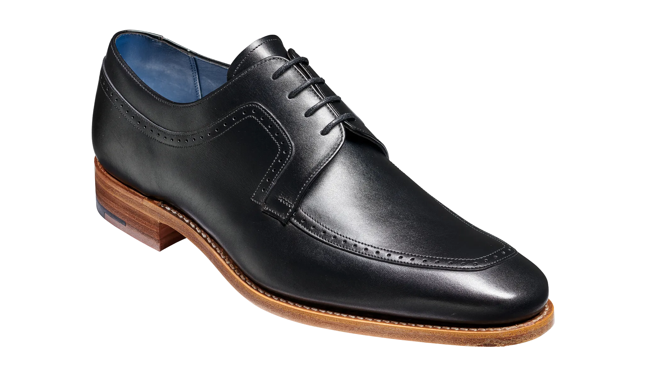 Barker Antony Derby Shoe - Black Calf