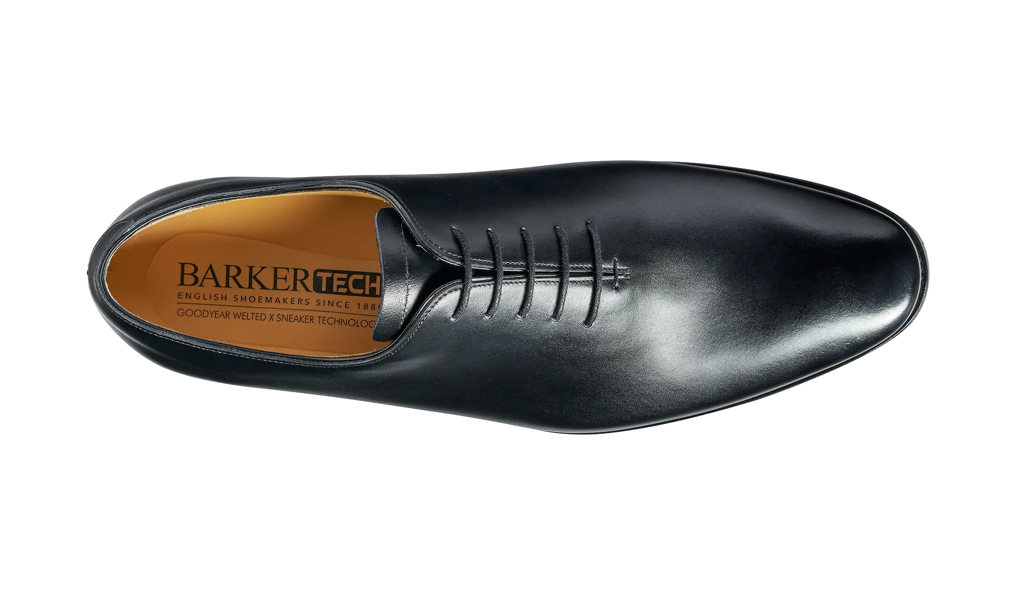 Barker Armstrong smart whole cut Oxford - Black Calf