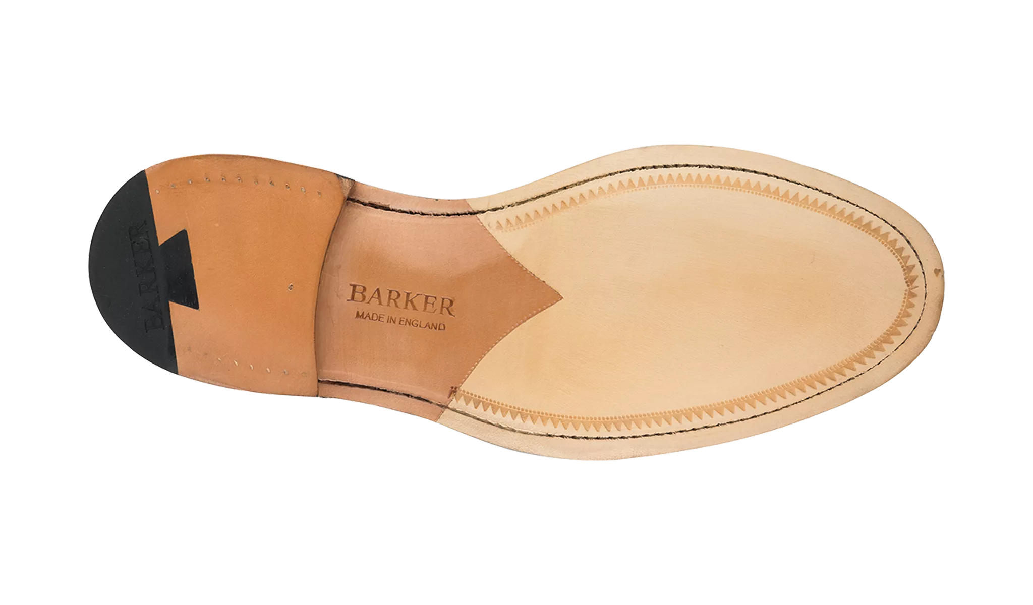 Barker Bailey Classic wing tip Derby - Cedar Hand Painted