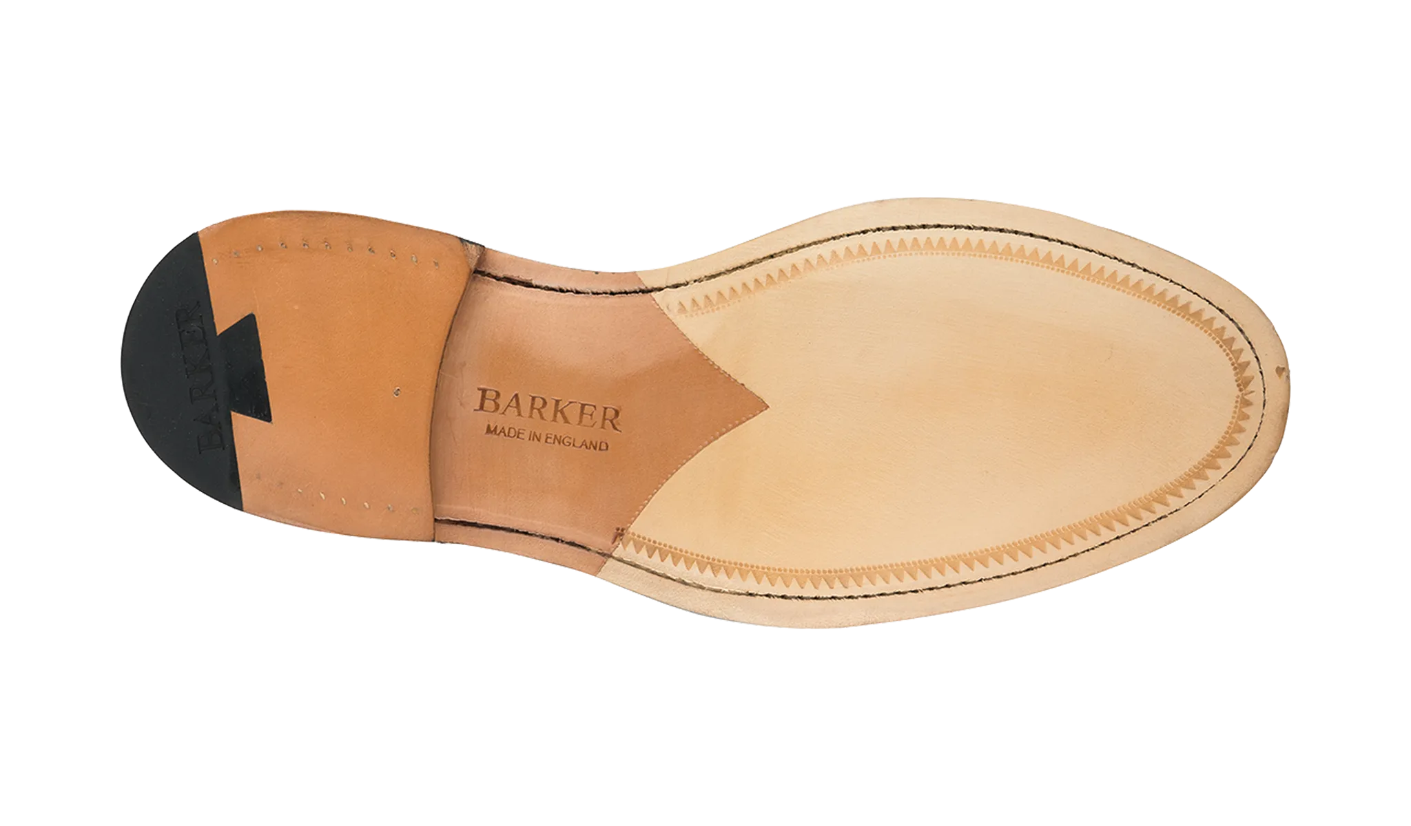 Barker Bailey Classic wing tip Derby - Navy Hand Painted