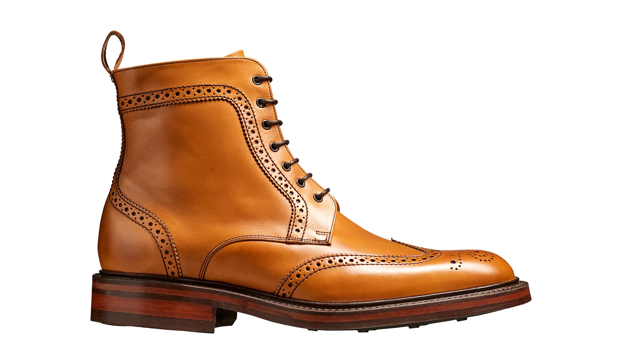 Barker Calder Rugged Wind Cap Boot-  Cedar Calf