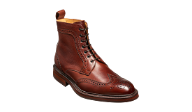 Barker Calder Rugged Wind Cap Boot- Cherry Grain