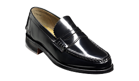 Barker Caruso Classic Penny Loafer  - Hi Shine Black