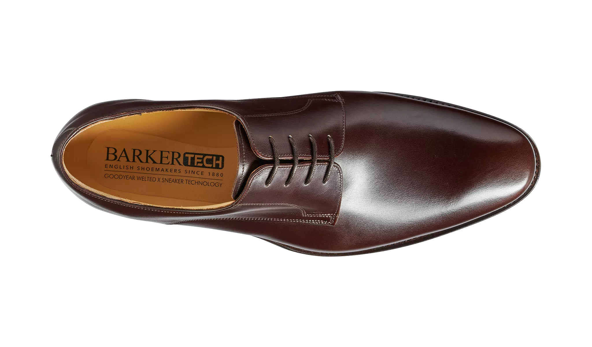 Barker Ellon Refined Derby -Dark Walnut  Calf