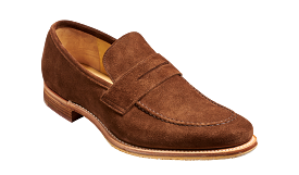 Barker Gates Elegant loafer - Castagnia Suede