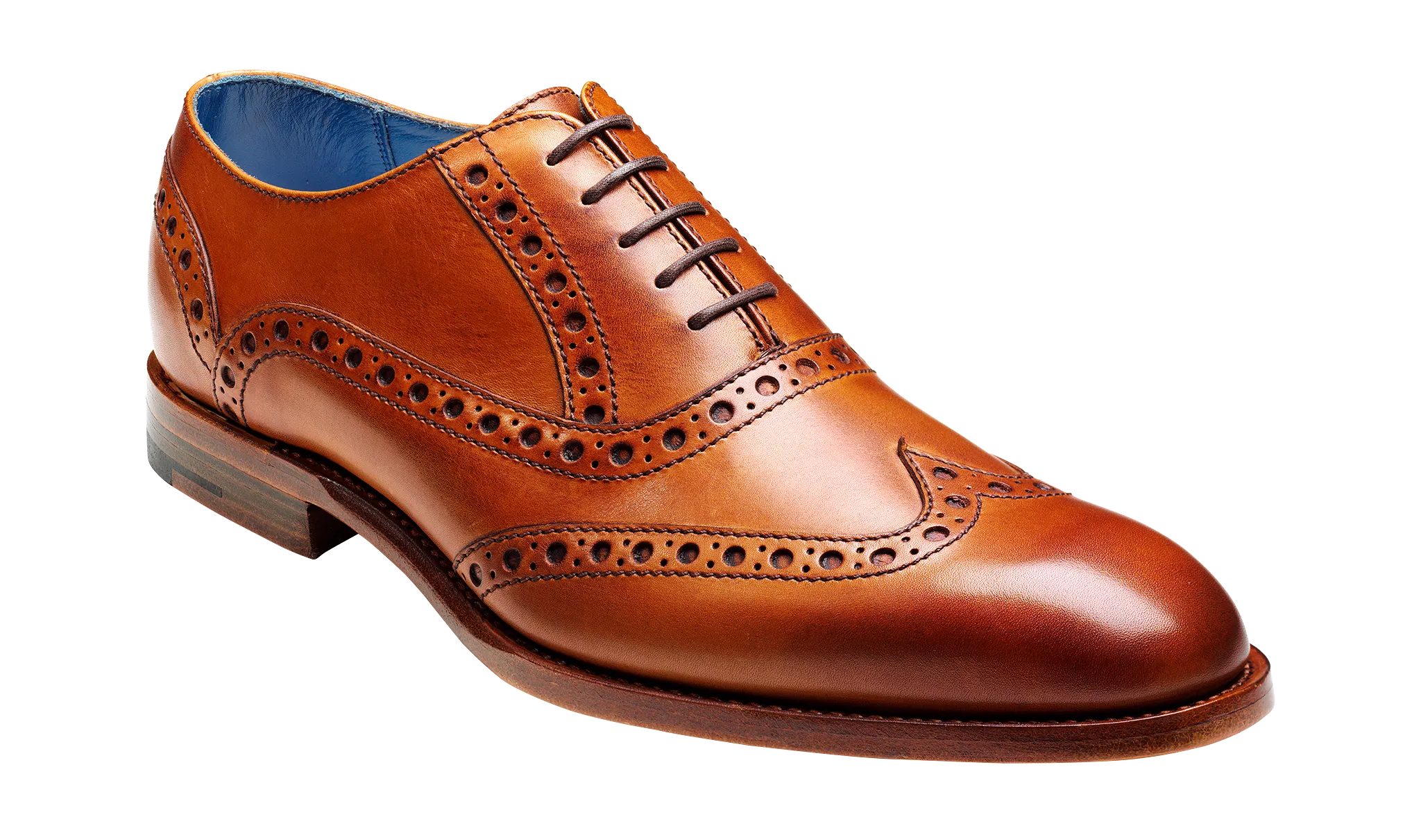 Barker Grant English Brogue Shoe - Cedar Calf