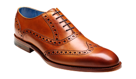 Barker Grant English Brogue Shoe - Cedar Calf