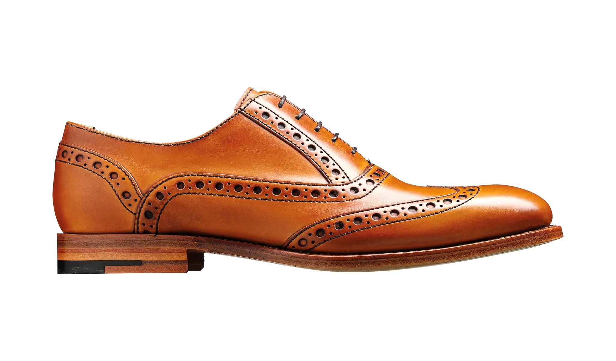 Barker Grant English Brogue Shoe - Cedar Calf