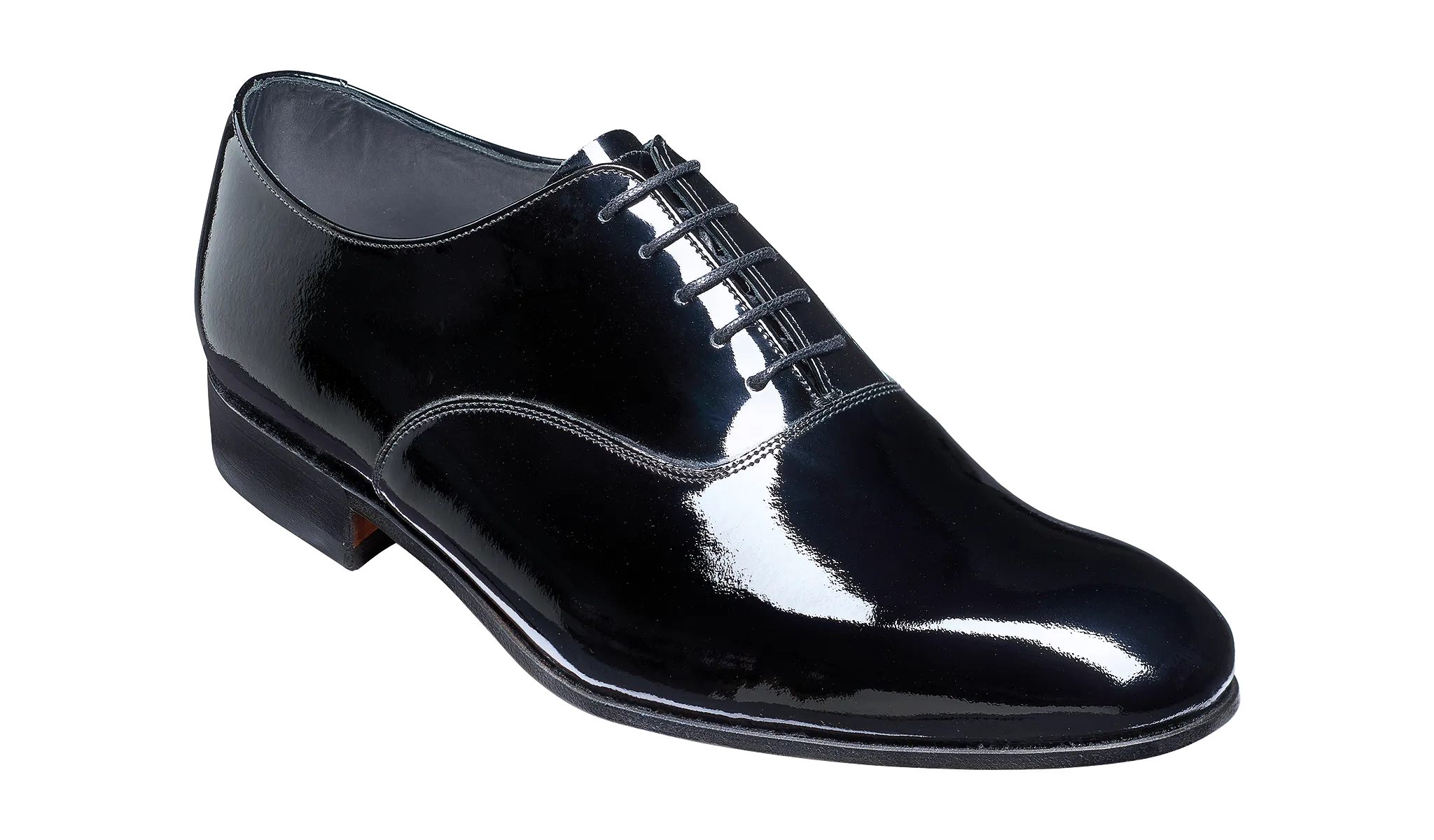 Barker Madeley  Plain Oxford Shoe- Black Patent