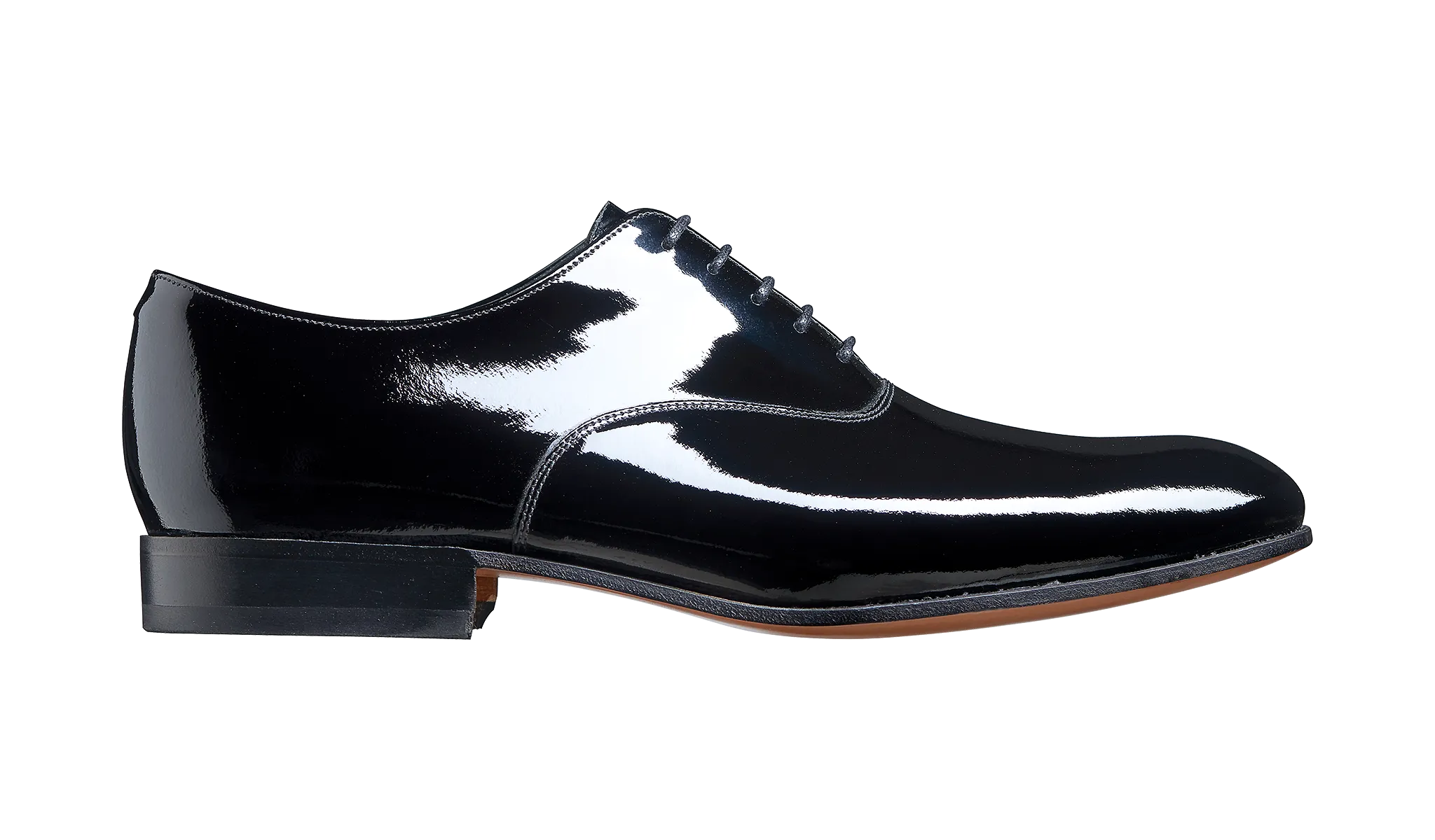 Barker Madeley  Plain Oxford Shoe- Black Patent