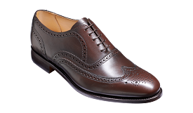 Barker Malton Full Wing Brogue Shoe- Expresso Calf