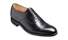 Barker Malvern  Toe-Cap Oxford Shoe -Black Calf