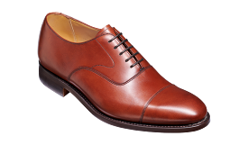 Barker Malvern toe- cap Oxford  Shoe - Rosewood Calf