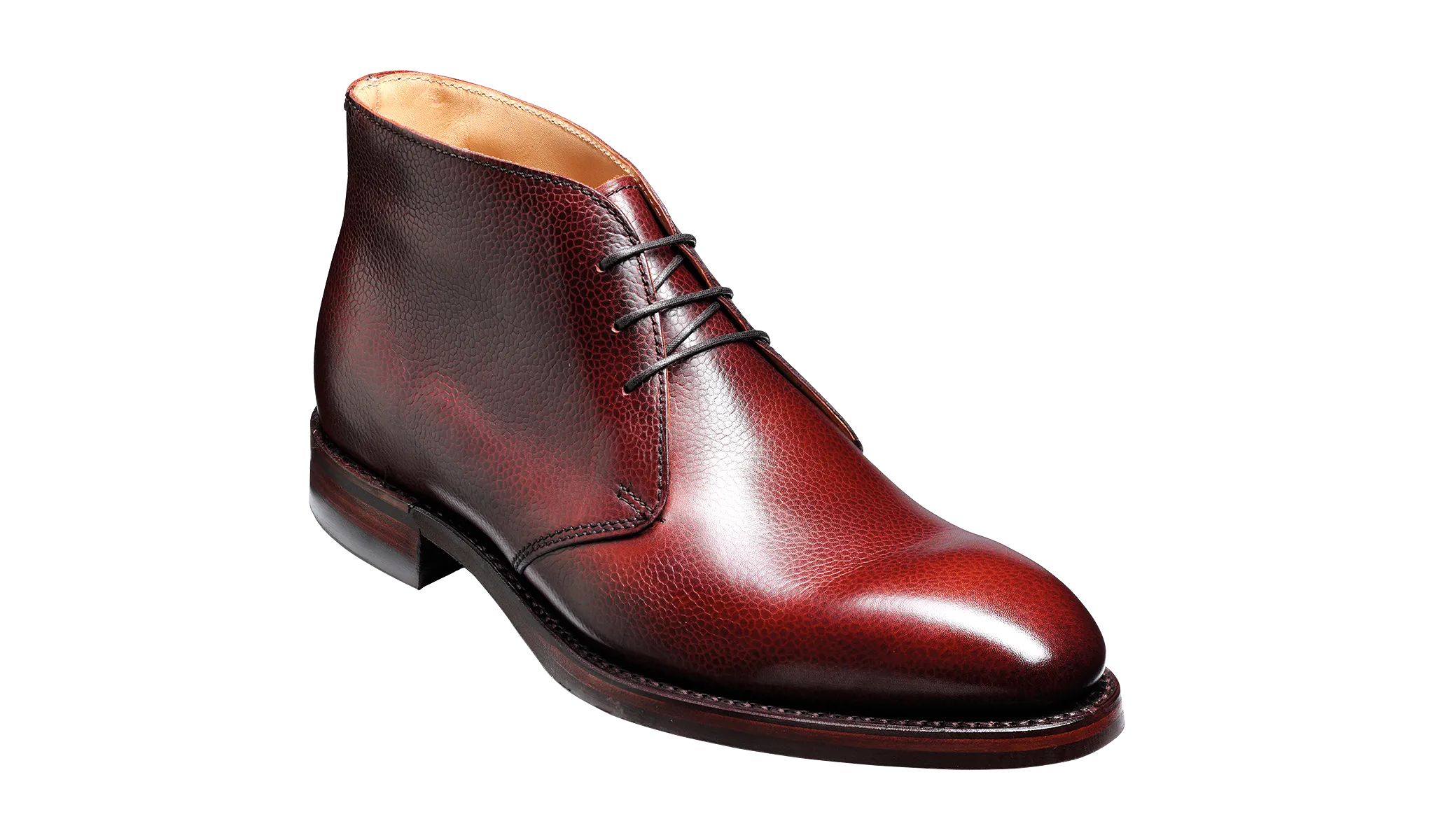 Barker Orkney Versatile Chukka boot - Cherry Grain