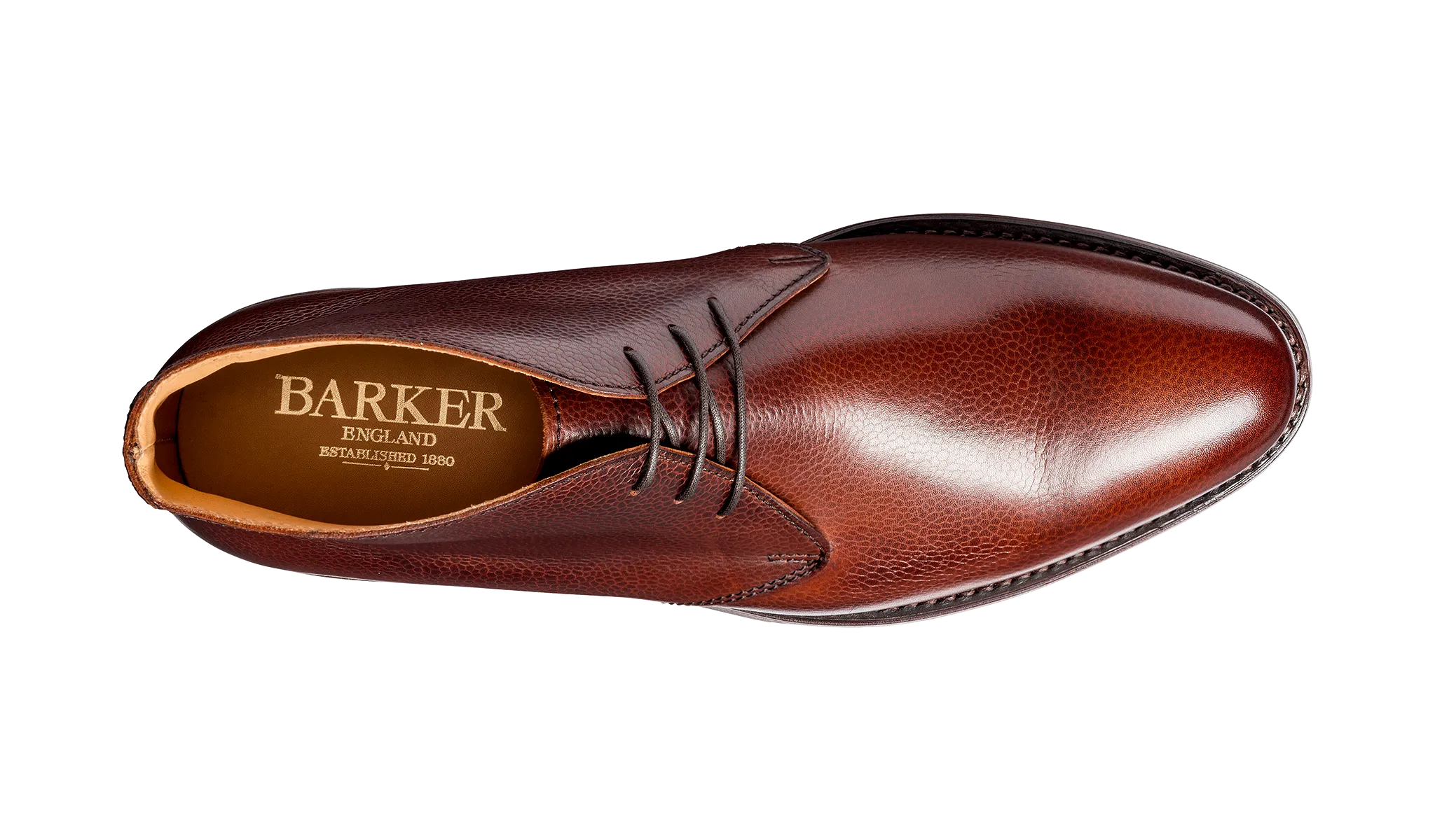 Barker Orkney Versatile Chukka boot - Cherry Grain