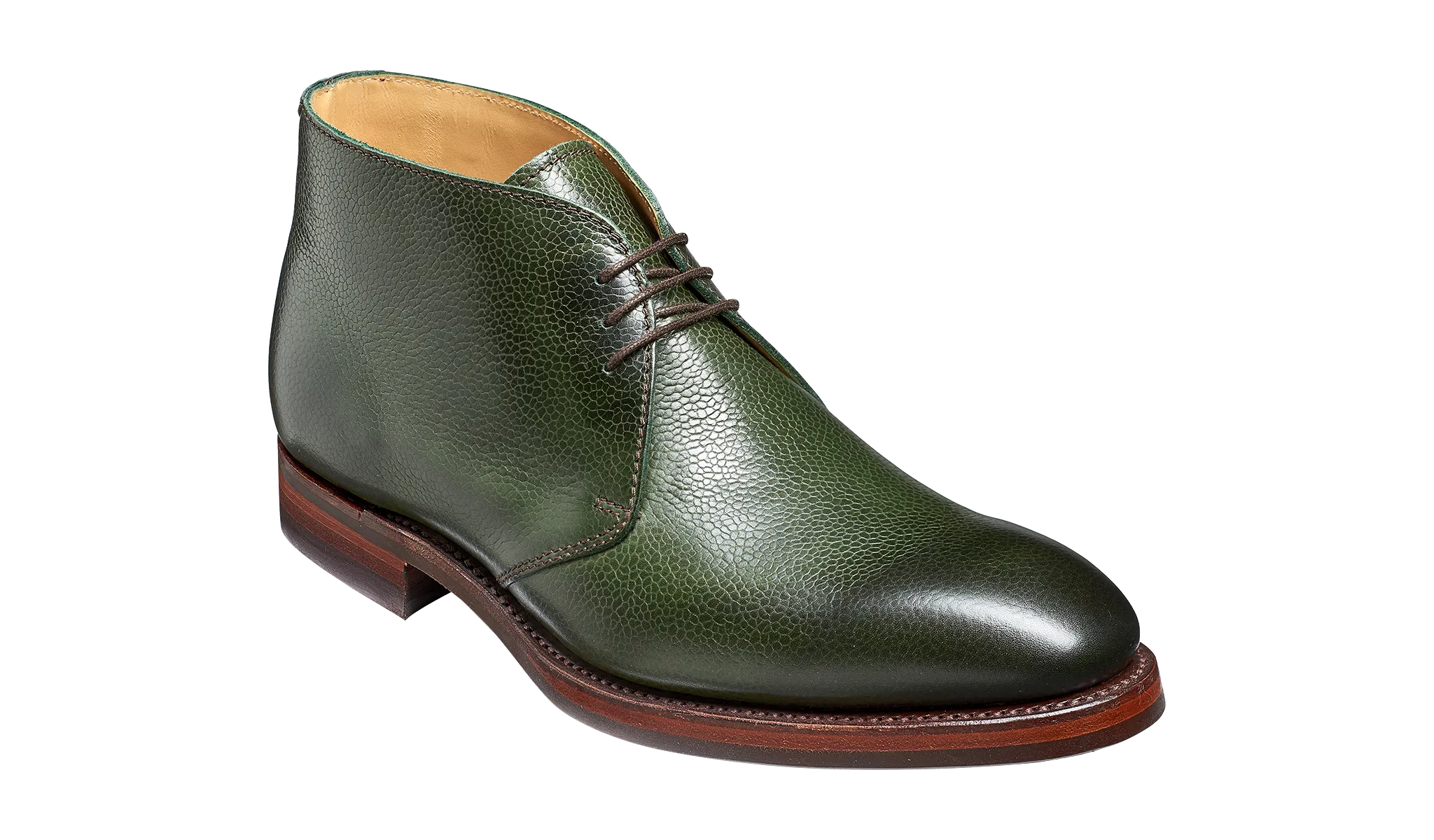 Barker Orkney Versatile Chukka boot - Olive Grain