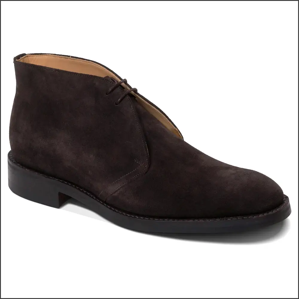 Barker Sandwell - Dark Brown Suede Chukka Boot*