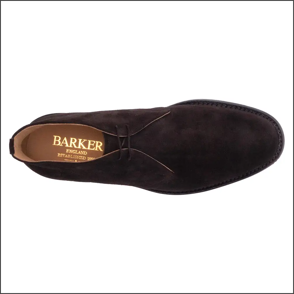 Barker Sandwell - Dark Brown Suede Chukka Boot*