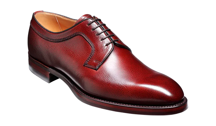 Barker Skye Versatile Derby Shoe - Cherry Grain