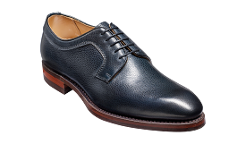 Barker Skye Versatile Derby Shoe - Navy Grain