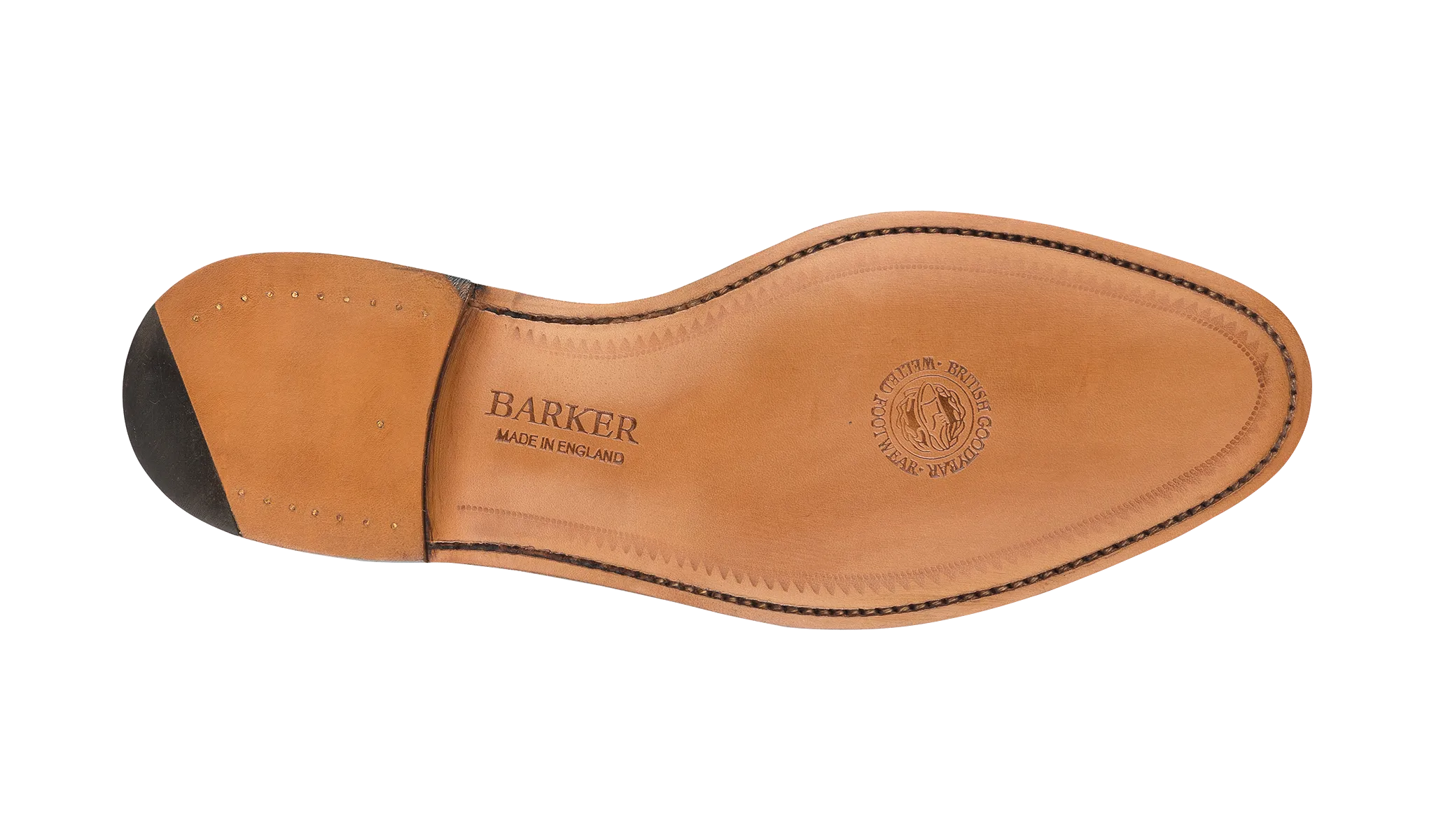 Barker Tunstall Buckle-Monk Shoe  - Black Calf