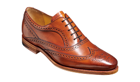 Barker Turing Brogue Shoe - Antique Rosewood