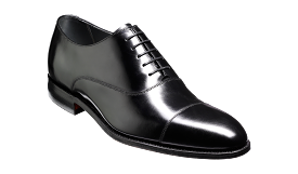 Barker Winsford Oxford Shoe - Hi Shine Black