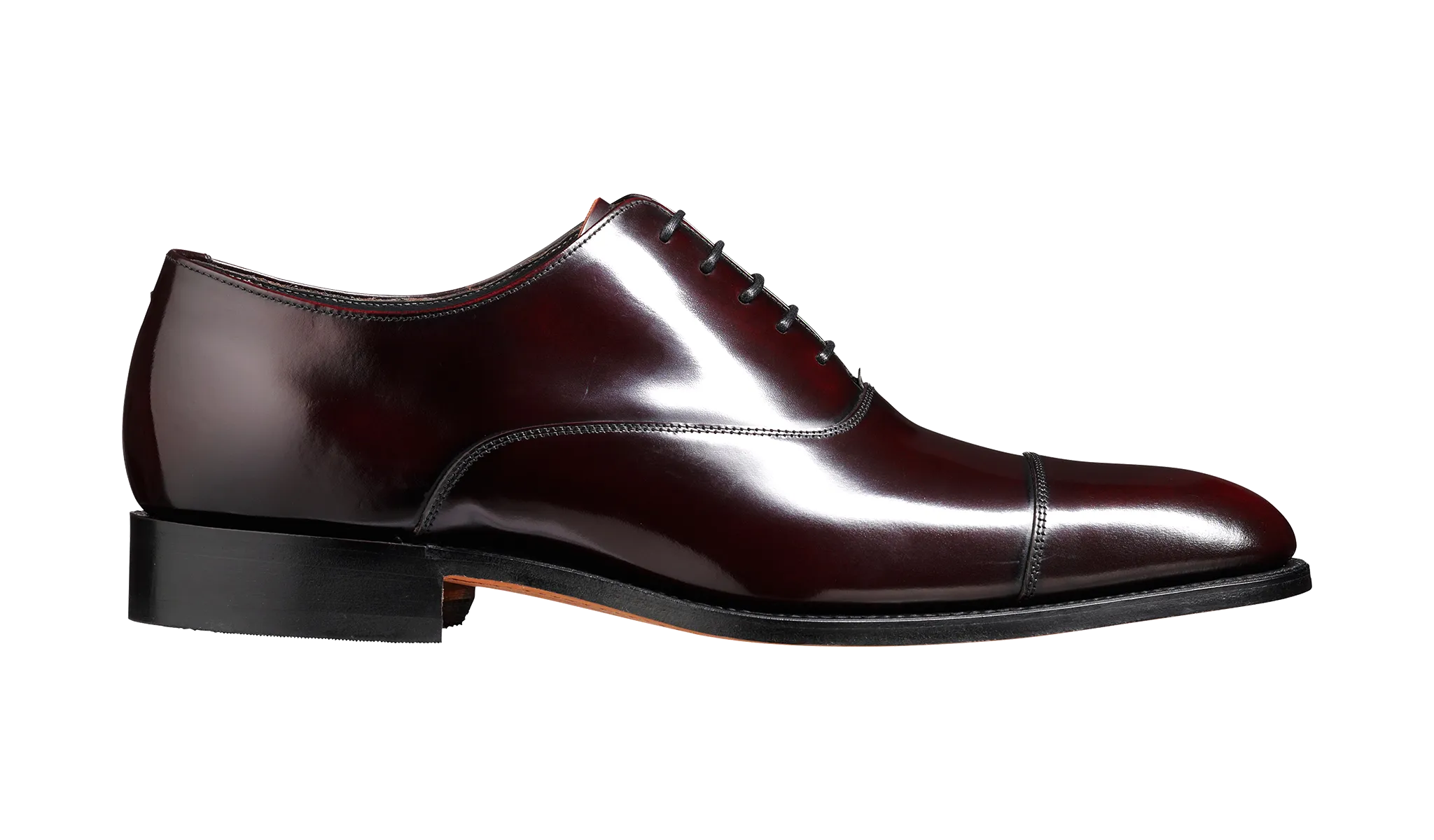 Barker Winsford Oxford Shoe - Hi Shine Burgundy