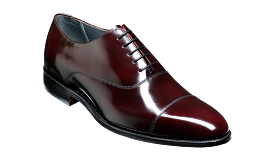 Barker Winsford Oxford Shoe - Hi Shine Burgundy