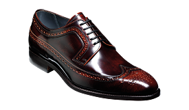 Barker Woodbridge Classic Oxford brogue - Brandy High-Shine