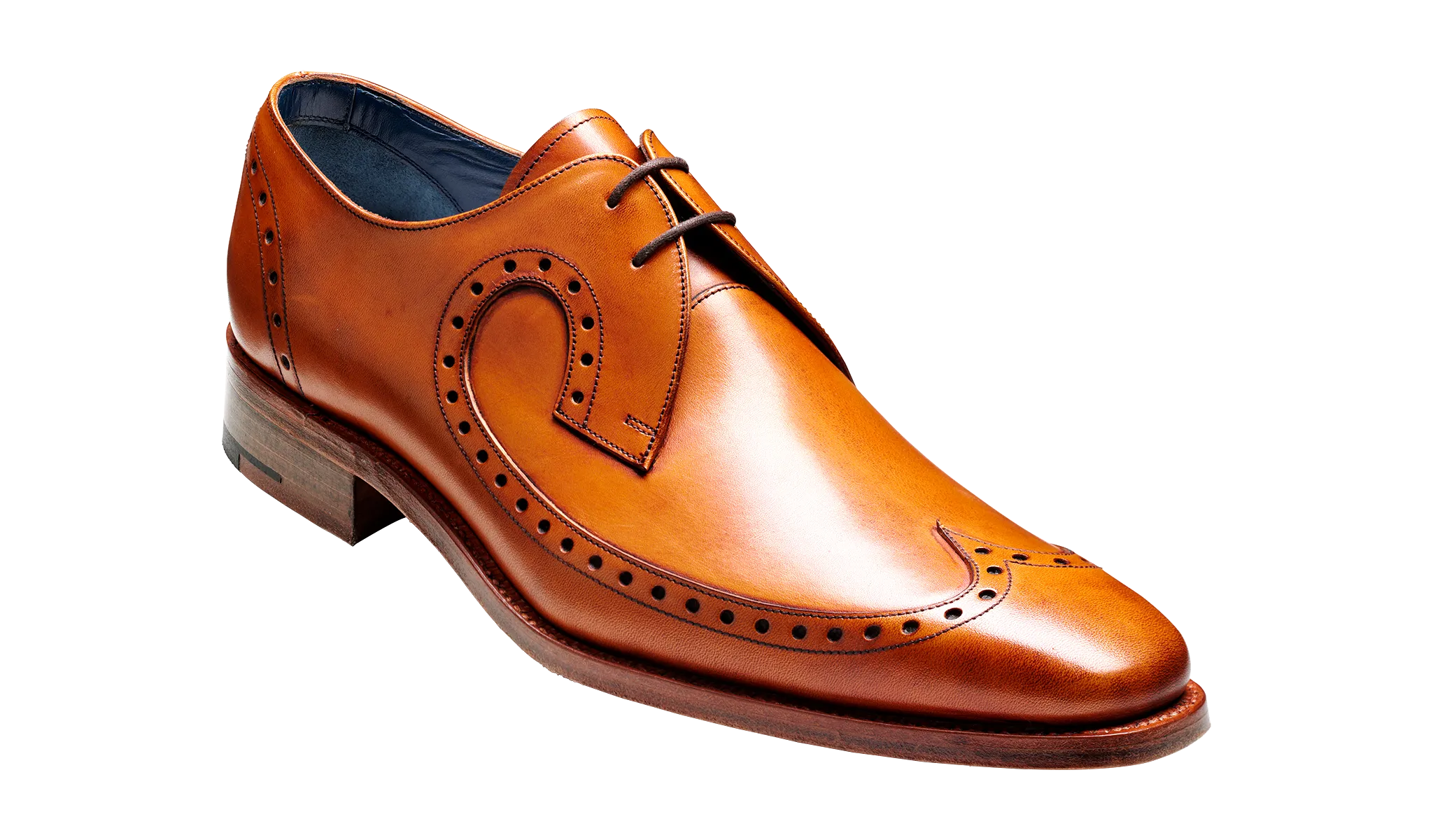 Barker Woody Long-wing  Brogue Derby - Cedar Calf