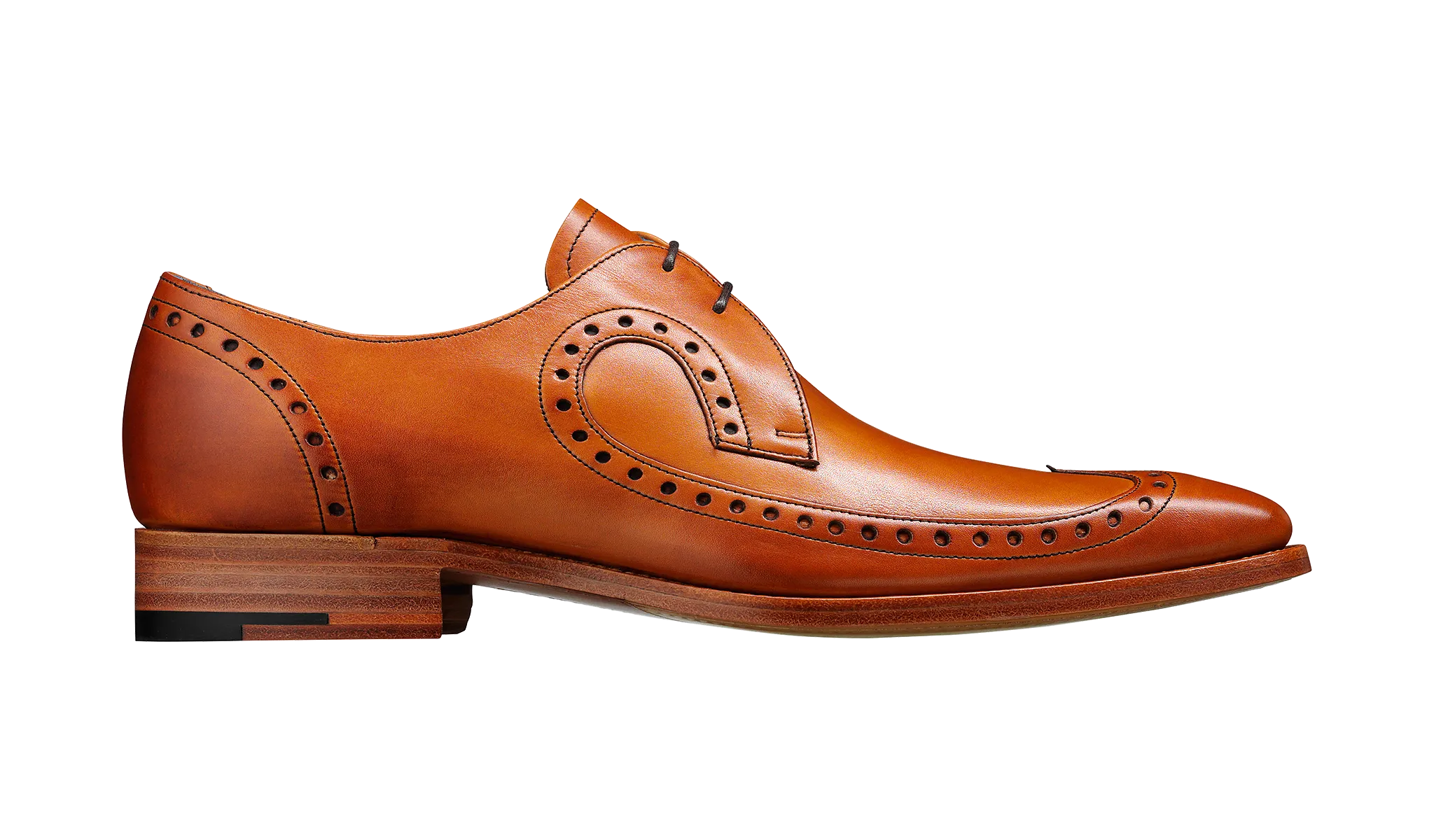 Barker Woody Long-wing  Brogue Derby - Cedar Calf