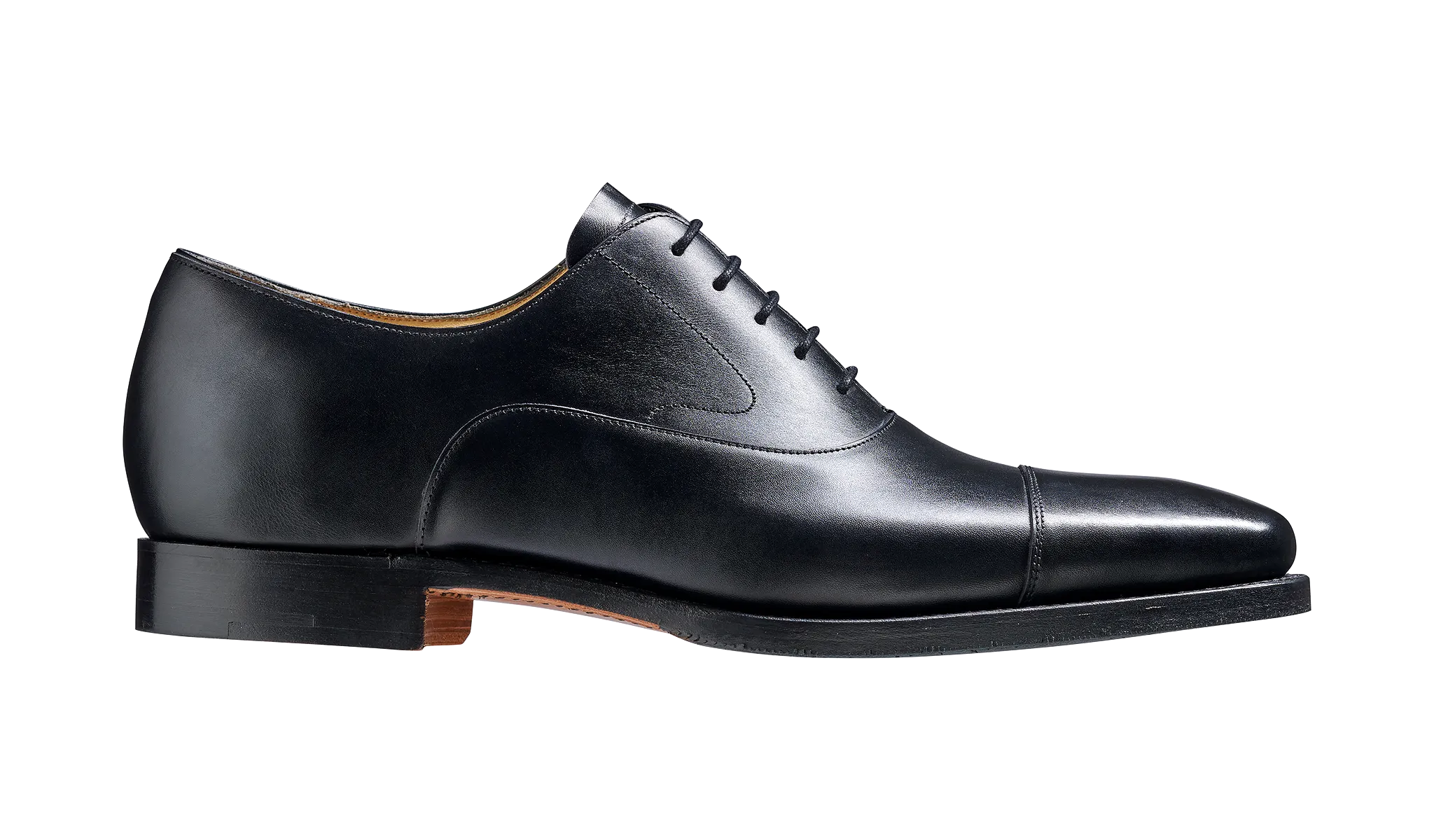 Barker Wright Derby Shoe -  Black Calf