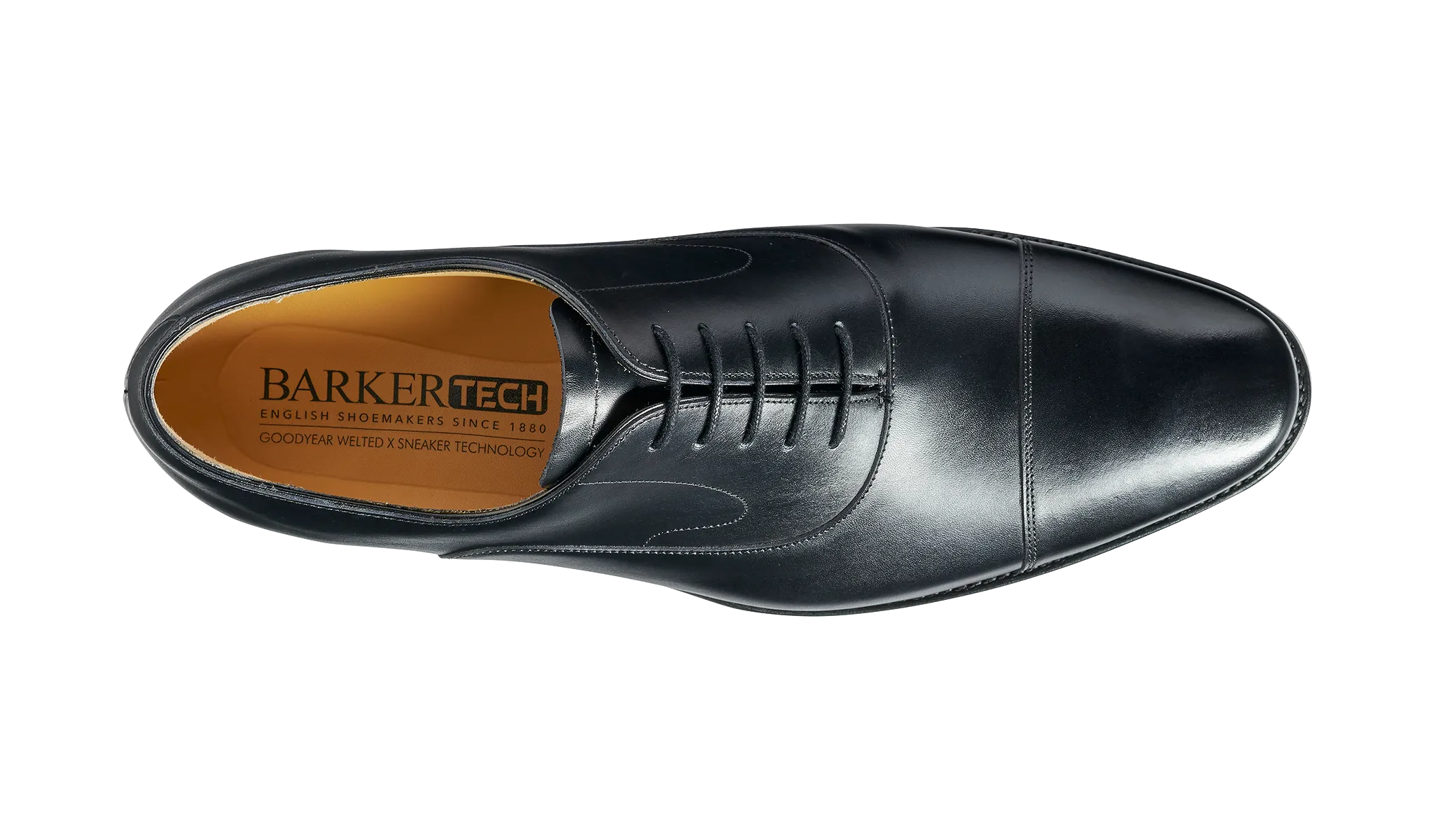 Barker Wright Derby Shoe -  Black Calf