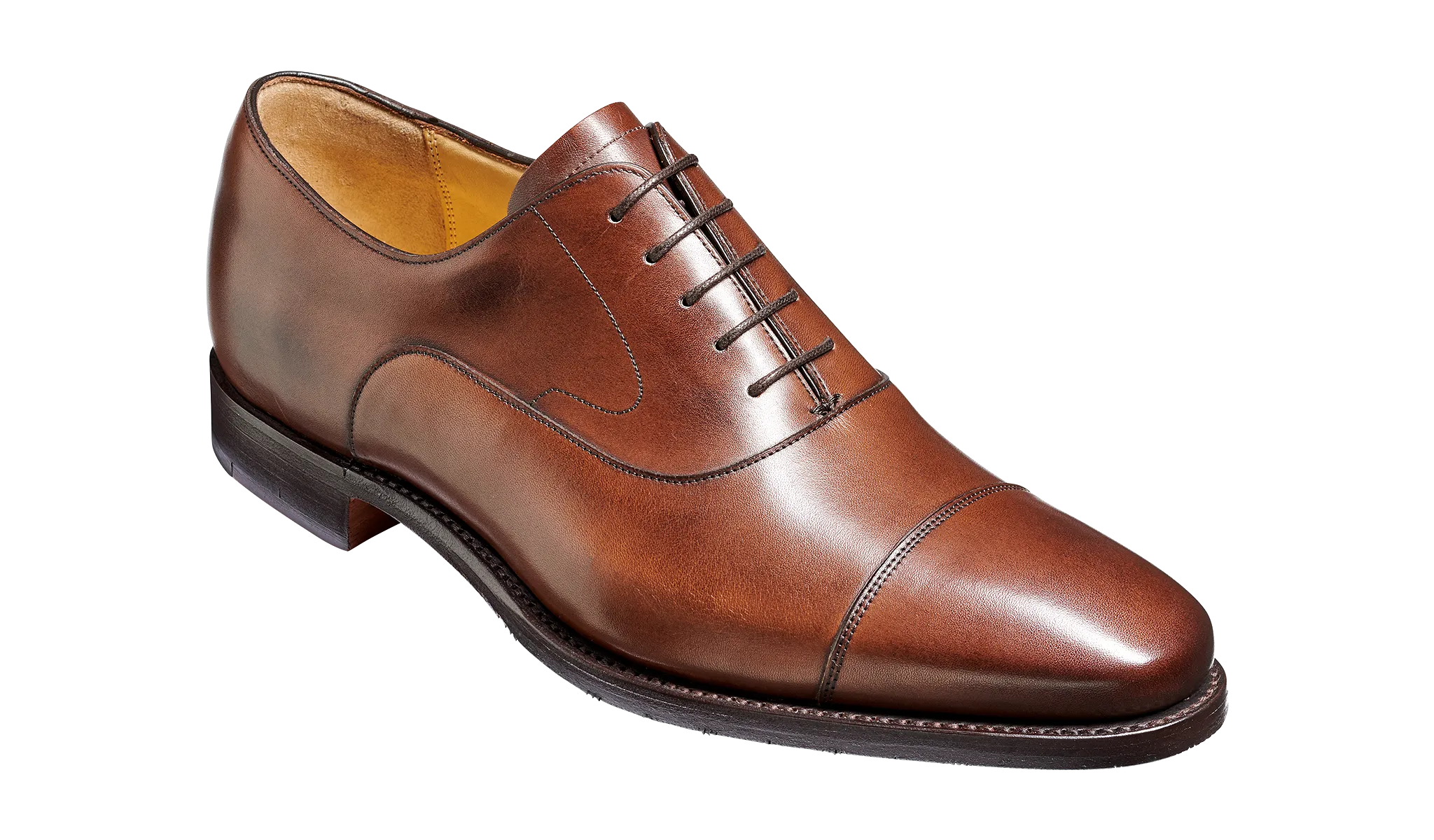 Barker Wright Derby Shoe -  Walnut Calf