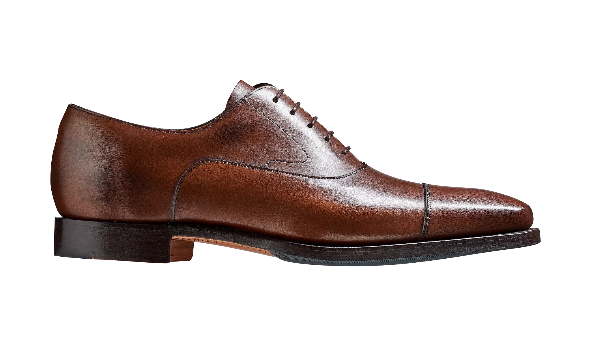 Barker Wright Derby Shoe -  Walnut Calf