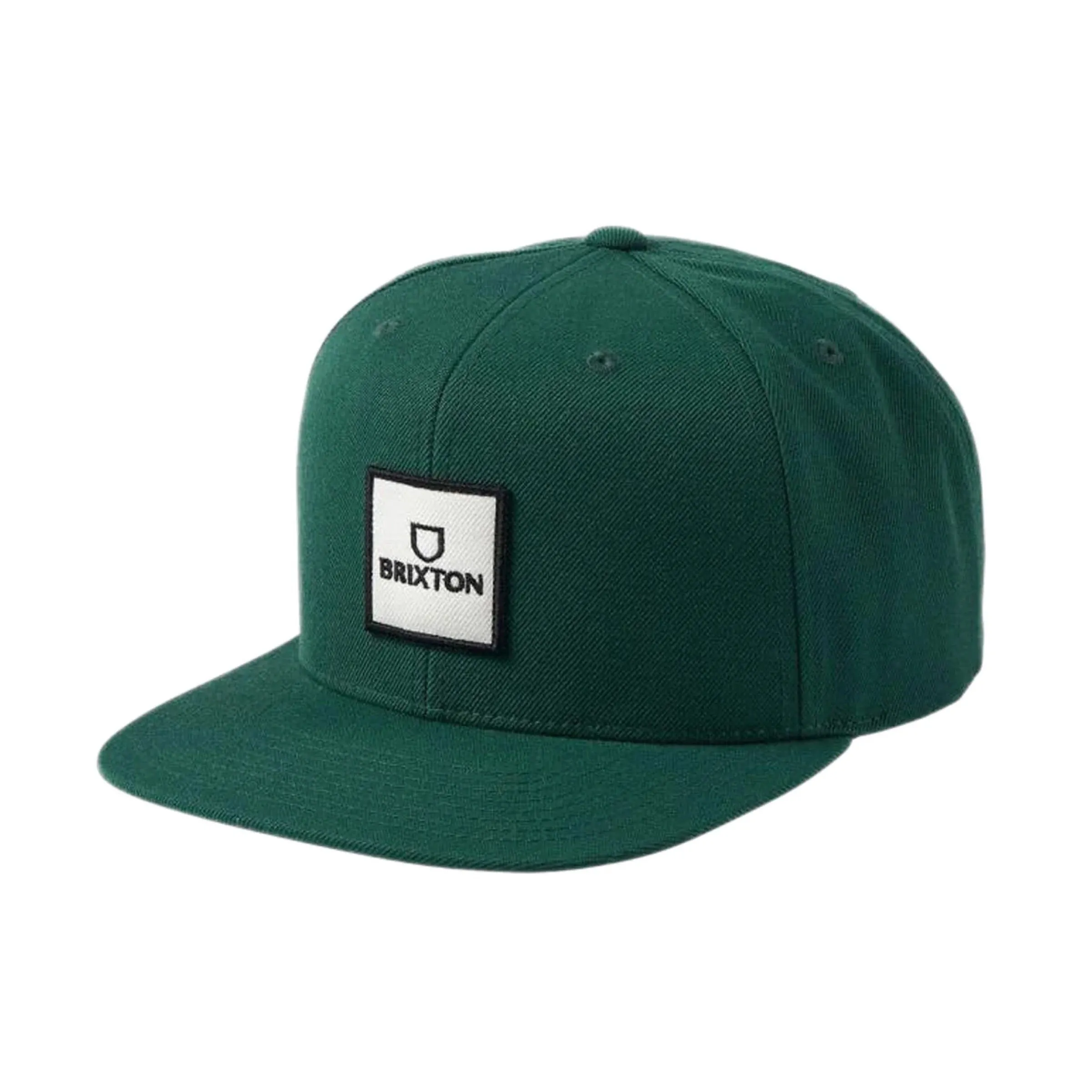 Brixton Alpha Square MP Snapback Spruce