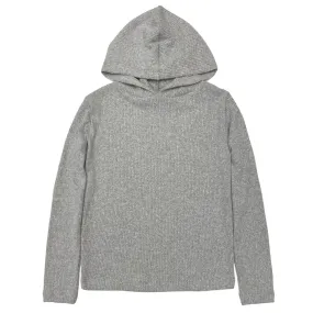 brushed Ribbed Hacci Hoodie (7-14)